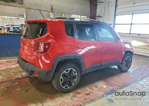 2015 Jeep Renegade Trailhawk from USA, damaged, VIN ZACCJBCT0FPB60923